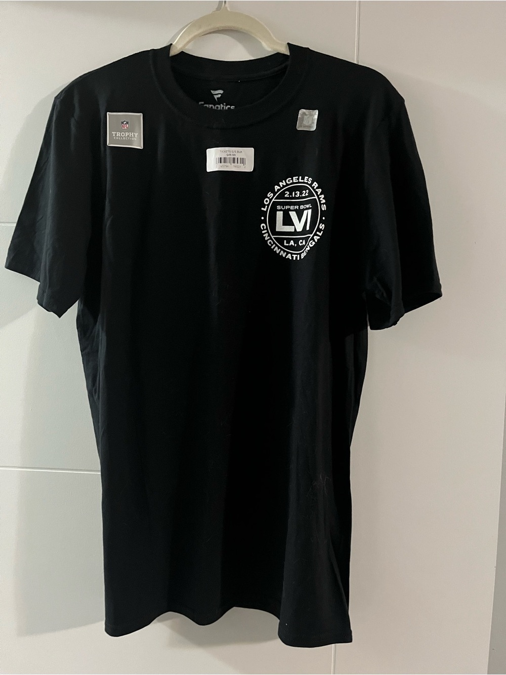 Los Angeles Rams Super Bowl LVI Black Graphic Tee